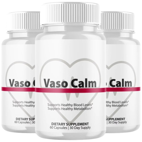 Vaso Calm 3 Bottles - 90 Day Supply